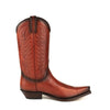 Men's and women's boots Cowboy (Texanas) Orange 1920 Vintage