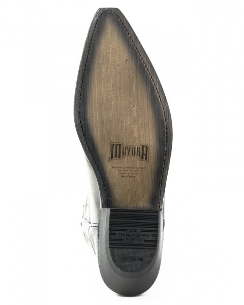 Unisex Boots Cowboy (Texanas) 1920 Model Vintage Gris (Mayura Boots) | Cowboy Boots Portugal