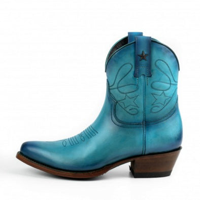 Ladies Boots Cowboy (Texanas) Model 2374 Vintage Turquoise (Mayura Boots) | Cowboy Boots Portugal