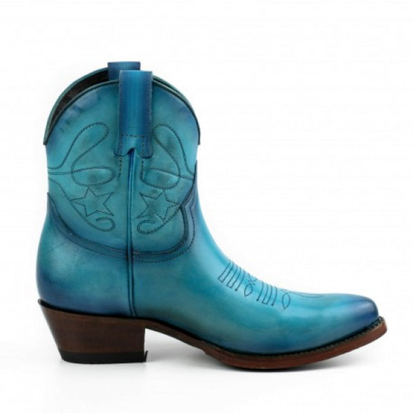 Ladies Boots Cowboy (Texanas) Model 2374 Vintage Turquoise (Mayura Boots) | Cowboy Boots Portugal