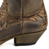 Boots Cowboy (Texan) Man Model 12 Crazy Old Sadale / Pitón Tierra Mate | Cowboy Boots Portugal