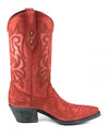 Boots Lady Cowboy Model Alabama 2524 Red Washed | Cowboy Boots Portugal
