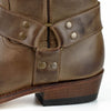 Brown women's boots 01 Crazy Old Sadale (Mayura Boots)