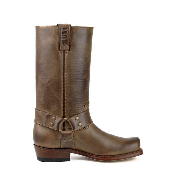 Brown women's boots 01 Crazy Old Sadale (Mayura Boots)