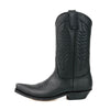Men's and Women's Boots Cowboy (Texans) Black 20 Pull Grass Negro (Mayura Boots)