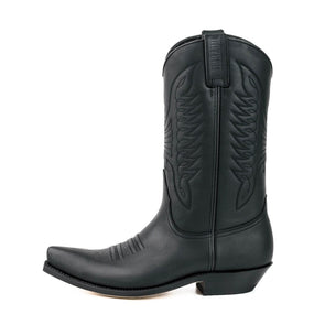 Men's and Women's Boots Cowboy (Texans) Black 20 Pull Grass Negro (Mayura Boots)