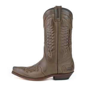 Men's and Women's Boots Cowboy (Texan) Brown 17 Crazy Old Sadale (Mayura Boots)