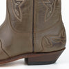 Men's and Women's Boots Cowboy (Texan) Brown 17 Crazy Old Sadale (Mayura Boots)