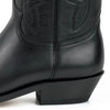 Men's and Women's Boots Cowboy (Texanas) Black 1920-C Box Negro (Mayura Boots)